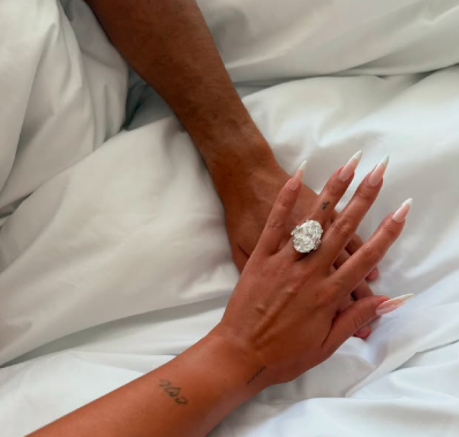 Cincin pertunangan/Foto: Instagram Georgina Rodriguez